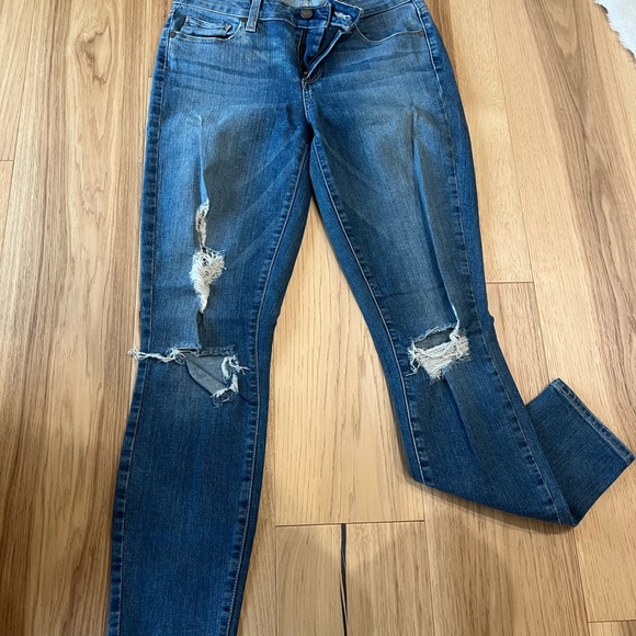 Distressed Paige Verdugo Ankle Jeans - Picture 3 of 4